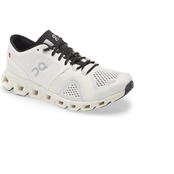 On Running Shoes - On Running White and Black Athletic Shoes